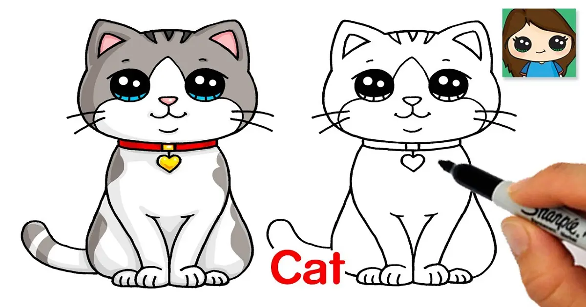 How to Draw a Cute Cat Step-by-Step Guide